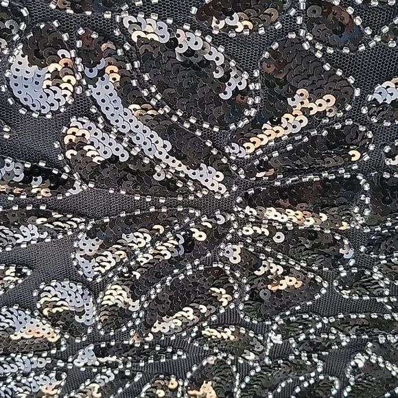 Beautiful Gatsby Style Sequin Formal Dress Womens Size - Picture 11 of 17